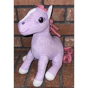 Breyer 10" Lavender Purple Heart Flower Star Pattern Plush Horse Pink Mane 2018